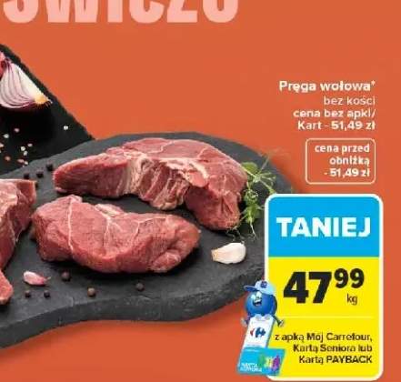Pręga wołowa bez kości
