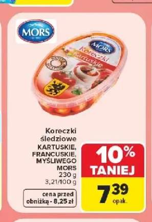 Koreczki śledziowe Kartuskie Mors +2 warianty