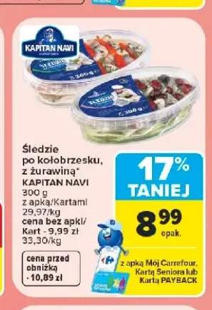 Śledzie po kołobrzesku Kapitan Navi +1 wariant