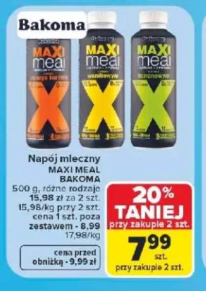 Napój mleczny Maxi Meal Bakoma