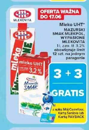 Mleko UHT Mazurski Smak Mlekpol