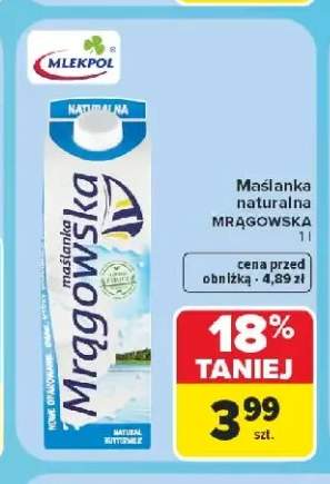 Maślanka naturalna Mrągowska