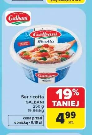 Ser ricotta Galbani
