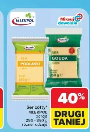 Ser żółty Podlaski Mlekpol +1 wariant