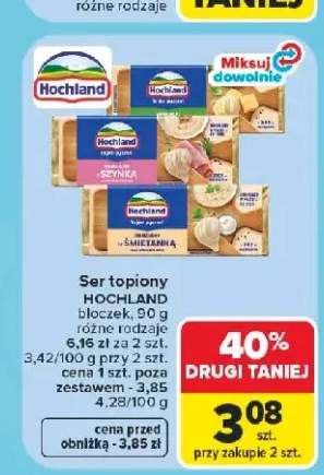 Ser topiony z szynką Hochland +1 wariant