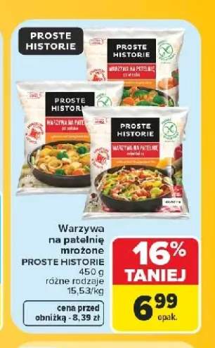 Warzywa na patelnię po włosku mrożone Proste Historie +2 warianty