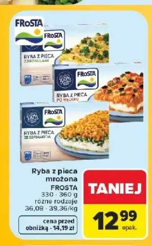 Ryba z pieca po włosku mrożona Frosta +2 warianty