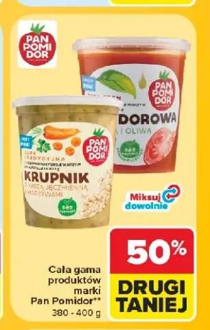 Zupa tradycyjna Krupnik Pan Pomidor +1 wariant