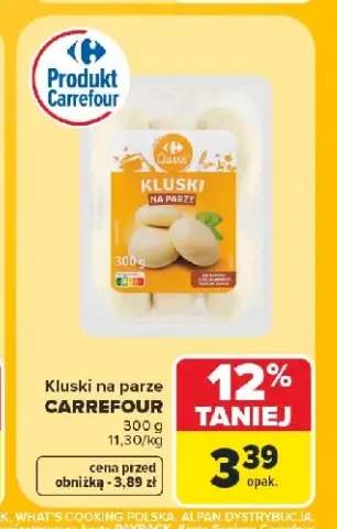 Kluski na parze Carrefour Classic
