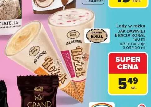 Lody w rożku Jak Dawniej Bracia Koral