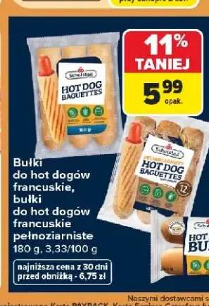Bułki do hot dogów francuskie Schulstad +1 wariant