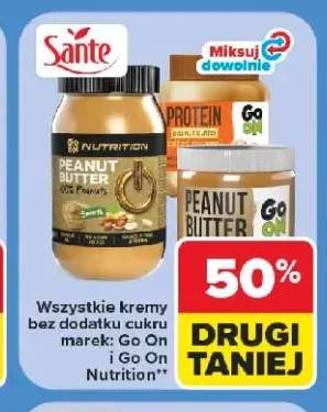 Krem orzechowy Go On Nutrition Peanut Butter Smooth +1 wariant