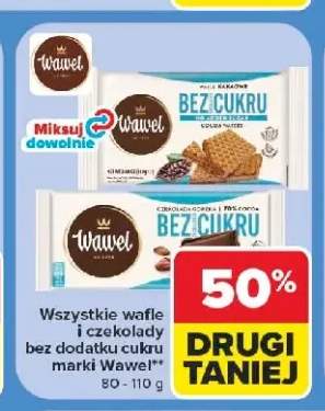 Wafle kakaowe Wawel Bez Cukru +1 wariant