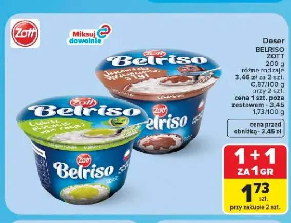 Deser ryżowy Belriso Zott