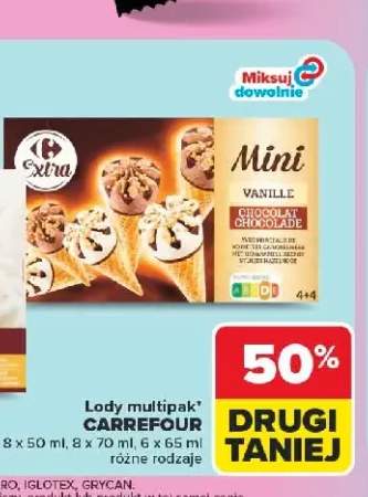 Lody multipak Carrefour