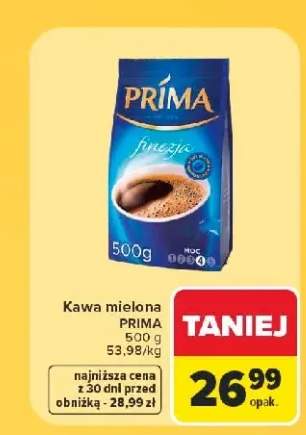 Kawa mielona Prima Finezja