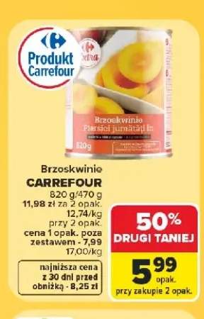 Brzoskwinie Carrefour