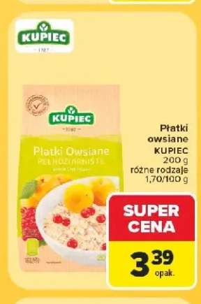 Płatki owsiane Kupiec