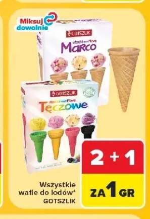 Wafle do lodów Gotszlik