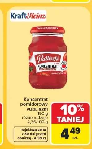 Koncentrat pomidorowy Pudliszki