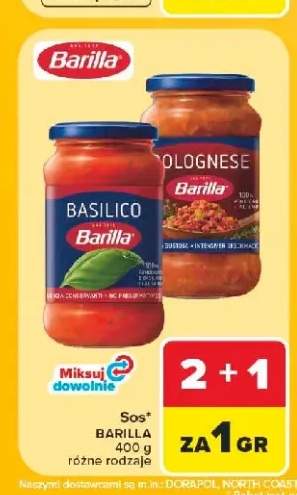 Sos Barilla Basilico +1 wariant