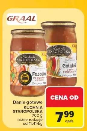 Danie gotowe Fasolka po bretońsku z kiełbasą Kuchnia Staropolska +1 wariant