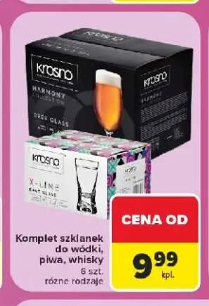 Komplet szklanek Krosno