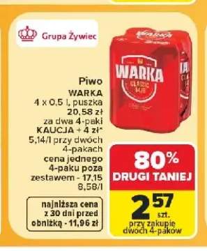 Piwo Warka Classic