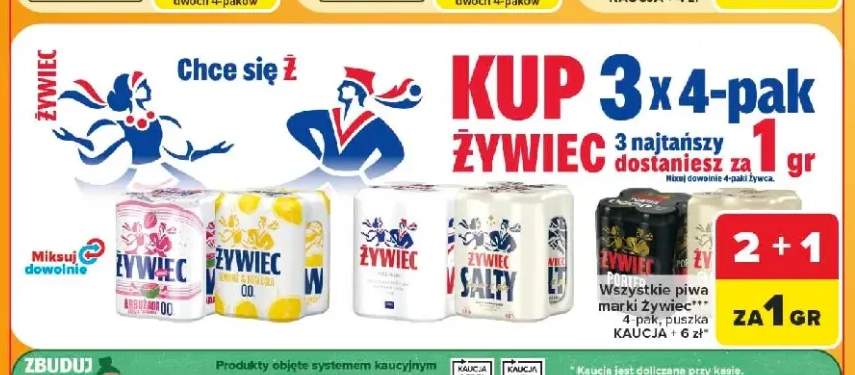Piwo bezalkoholowe Żywiec Arbuzada 0,0% +4 warianty