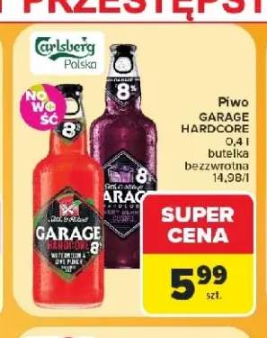 Piwo Garage Hardcore Watermelon & Lime Punch +1 wariant