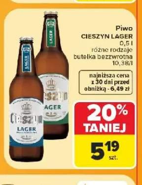 Piwo Cieszyn Lager