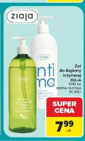 Płyn do higieny intymnej Ziaja Intima +1 wariant