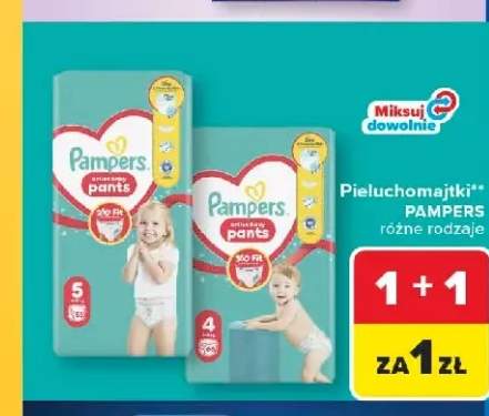 Pieluchomajtki Pampers