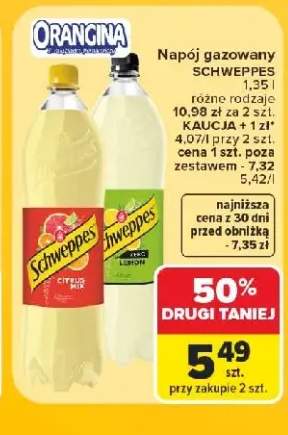 Napój gazowany Schweppes