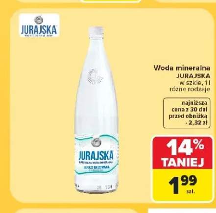 Woda mineralna Jurajska lekko gazowana