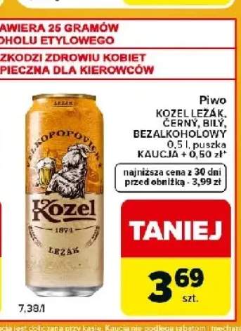 Piwo bezalkoholowe Kozel +3 warianty