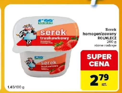 Serek homogenizowany Rolmlecz truskawkowy