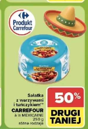 Sałatka z warzywami i tuńczykiem Carrefour à la Mexicaine