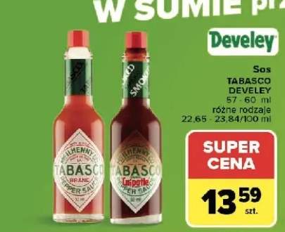 Sos Tabasco Pepper Sauce Develey +1 wariant