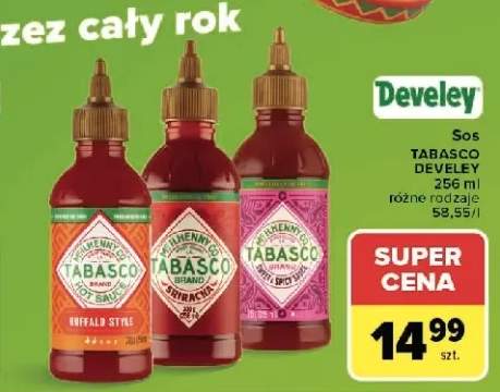 Sos Tabasco Buffalo Style Develey +2 warianty