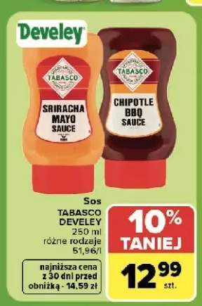 Sos Tabasco Sriracha Mayo Develey +1 wariant