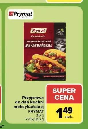 Przyprawa do dań kuchni meksykańskiej Prymat