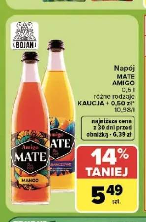 Napój Mate Amigo Mango +1 wariant