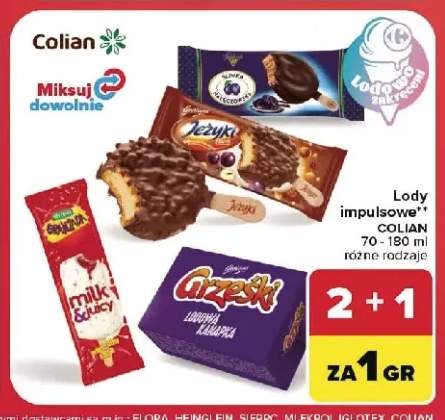 Lody Hellena Oranżada Colian +3 warianty