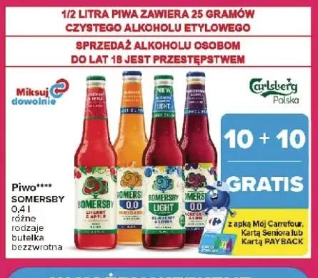 Piwo Somersby Blueberry & Lemon Light +3 warianty