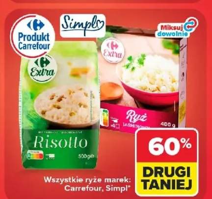 Ryże marek Carrefour Simpl +2 warianty