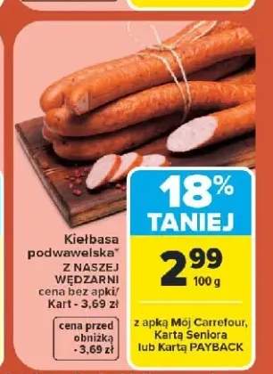 Kiełbasa podwawelska Z Naszej Wędzarni
