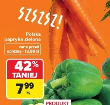 Papryka zielona Polska