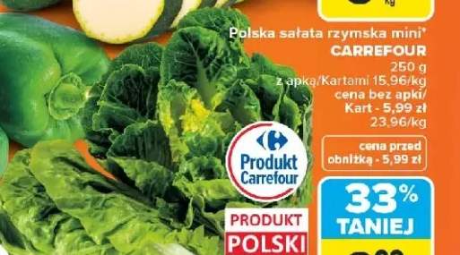Sałata rzymska mini Carrefour Polska