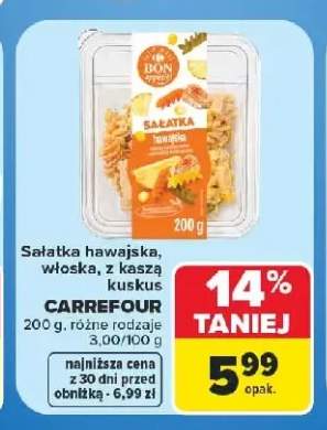 Sałatka hawajska Carrefour +2 warianty